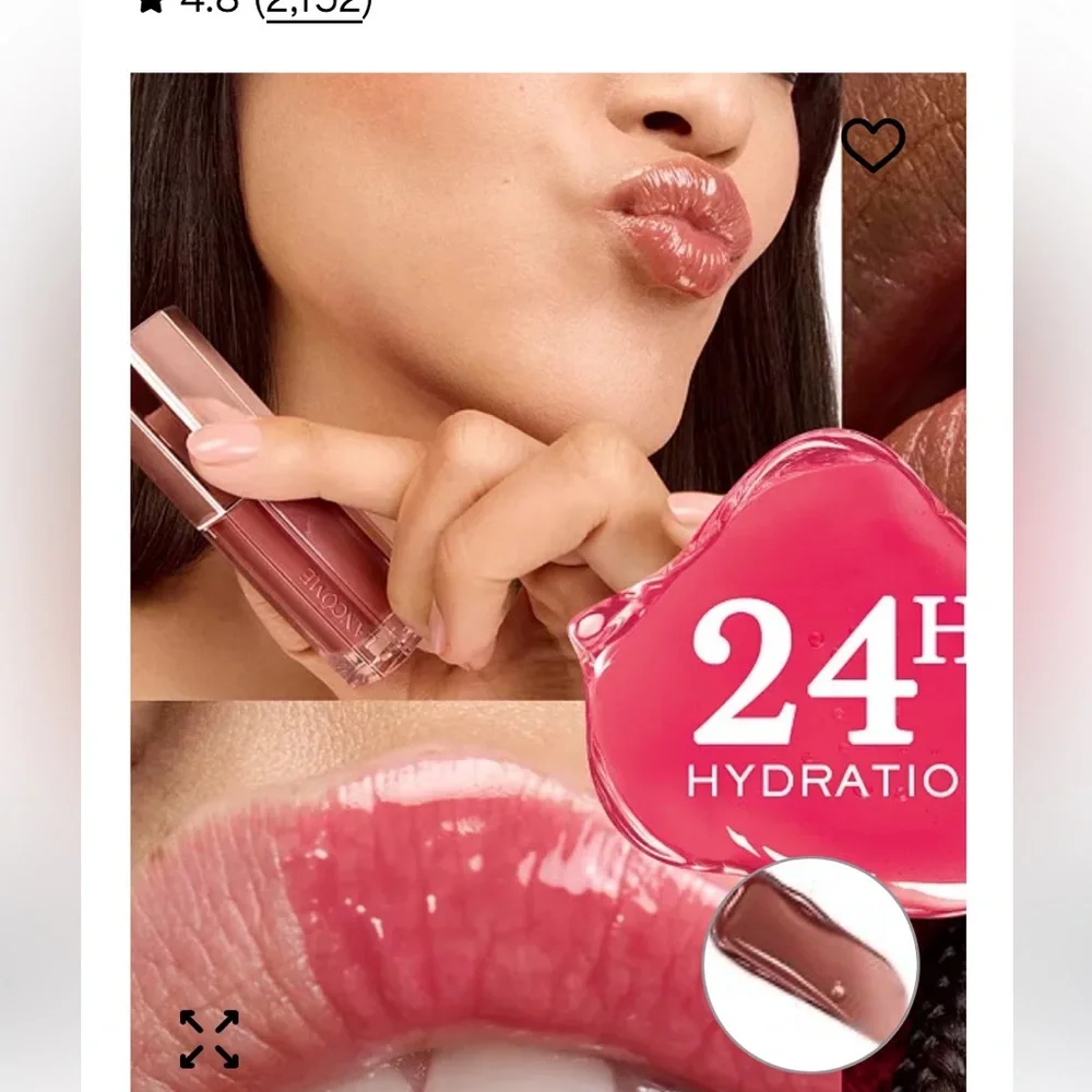 Lancome juicyldole treat oily Lip Gloss - shade 65 brownie Bite